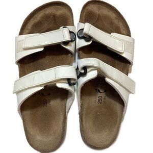 Birkenstock Birkis Madura Slide Sandals White Size 39